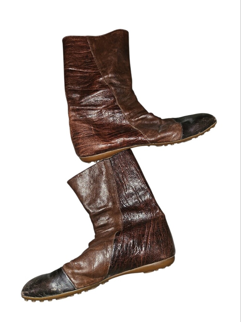 Designer Daniela Lehavi Brown Leather Booties